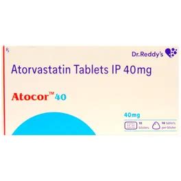 Atocor 40 Tablet | Uses, Side Effects, Price | Apollo Pharmacy
