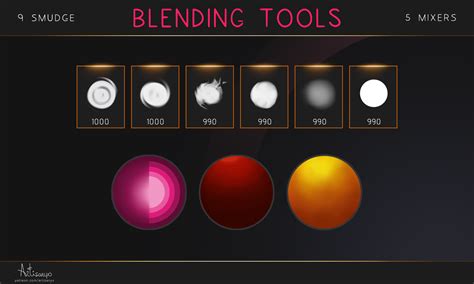 Brushset | Blending Tools (Photoshop/CSP) by Artisanyx on DeviantArt