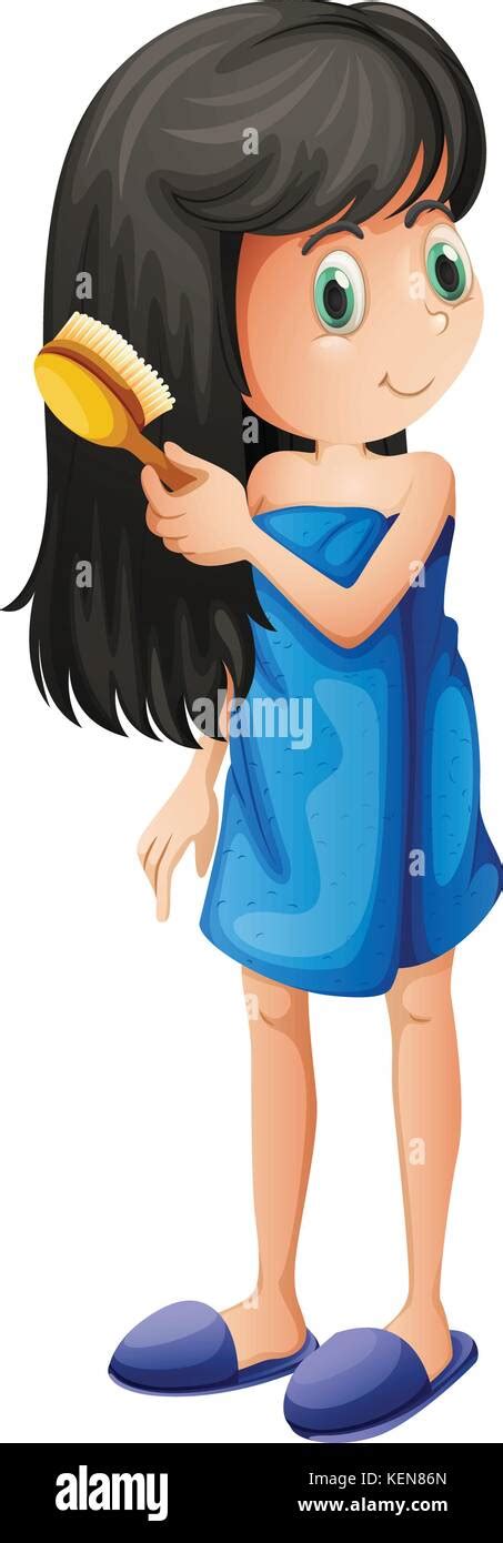 Kid Brush Hair Clip Art