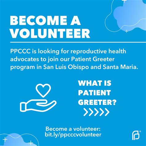 We're looking for new Patient Greeter volunteers in San Luis Obispo and ...