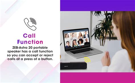 ZEBRONICS Zeb-Astra 20 Wireless BT v5.0 Portable Speaker with 10W RMS ...