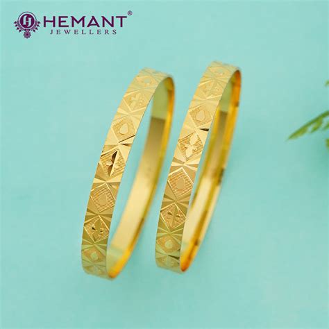Forming Gold Bilwar Patli (6pc.) Bangle Set 968 – Hemant Jewellers