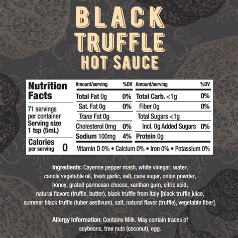 Melindas Black Truffle Hot Sauce - Gourmet Truffle Hot Sauce with ...