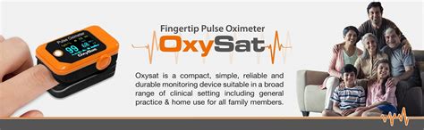 OXYSAT - Finger Tip Pulse Oximeter with SpO2, Perfusion Index and Pulse ...