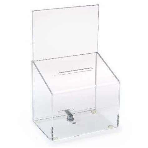 Acrylic Boxes - JIYA Acrylic Transparent Suggestion Box Trader ...