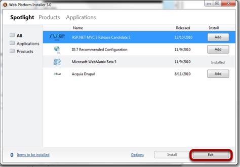 Image result for Install WebMatrix