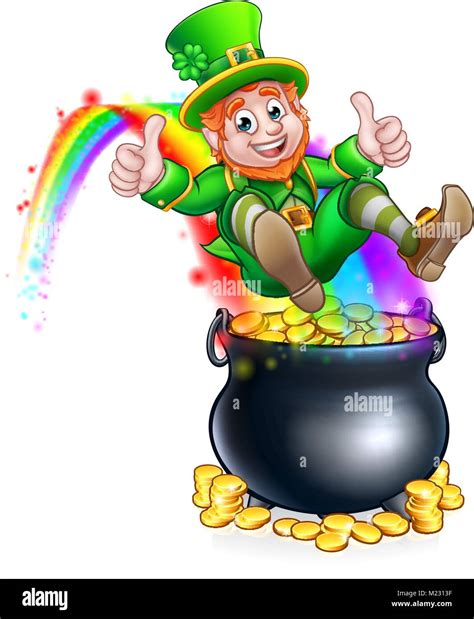 How To Draw A Leprechaun Pot Of Gold