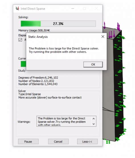 Image result for Direct Sparse Solver SolidWorks