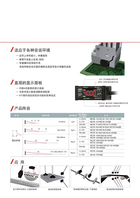 业界小等级的位移传感器 CD22 - 激光焊缝跟踪系统 - 无锡泓川科技有限公司
