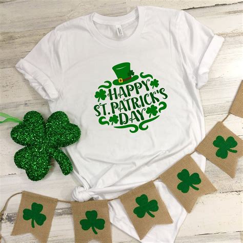 Happy St. Patrick Day Shirt, St. Patricks Day Shirt, Shamrock Lucky ...