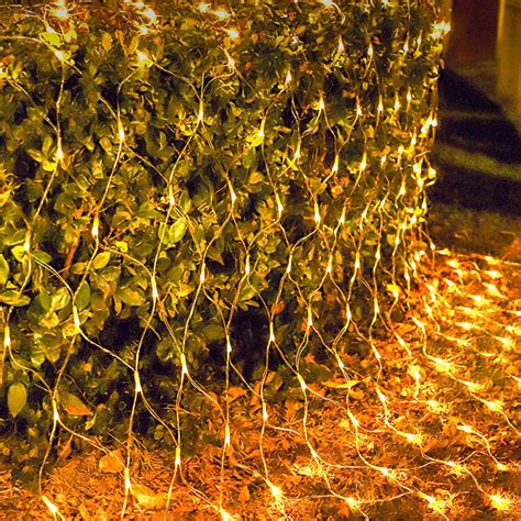 Outdoor 10ft x 6.5ft 200 Led Christmas Net Lights, 8 Modes Mesh Fairy ...