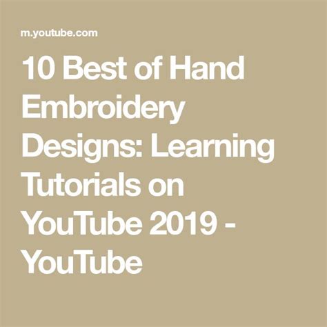 Image result for Utube Machine Embroidery Tutorial