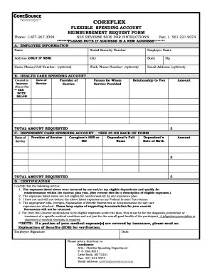 FLEXIBLE SPENDING ACCOUNT - Documentswcasdk12paus - Fill and Sign ...