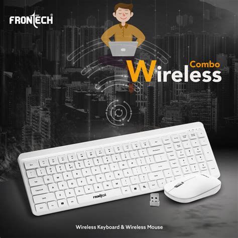 Buy Wireless Keyboard and Mouse Combo White | 3-Year Warranty ...