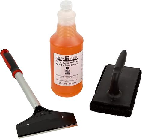 Buy The FryOilSaver Co. 4 Piece Griddle Cleaning Kit | Grill Liquid ...