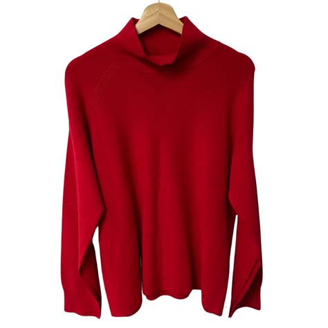 Country Road Womens Size S Turtlenecks Red (s)