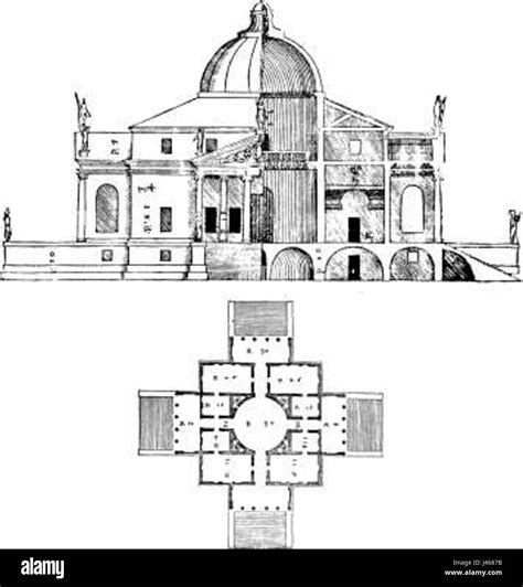 The Palladio Rotonda Plan is a famous architectural design by Andrea ...