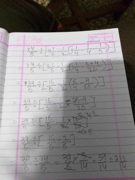 Simplify the following using BODMAS rule: - Brainly.in