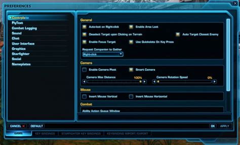Image result for SWTOR Mod Menu