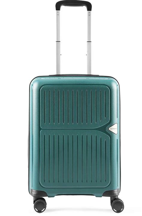 ARISTOCRAT LOCUS STROLLY 55 360° L-GREEN Cabin Suitcase 8 Wheels - 22 ...