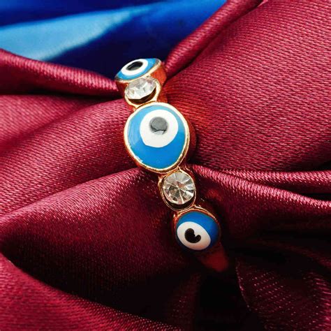 Buy Evil Eye Crystal Ring Online - Ferosh