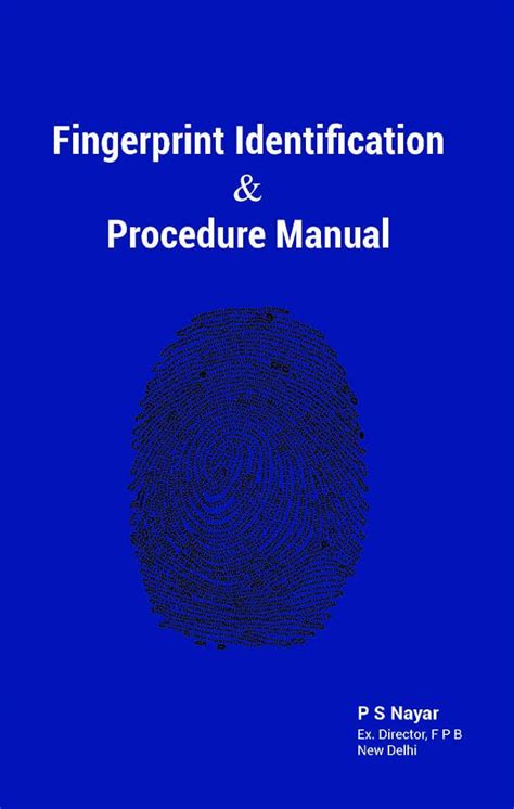 Amazon.in: Buy Biometrics & Fingerprint Analysis Book Online at Low ...