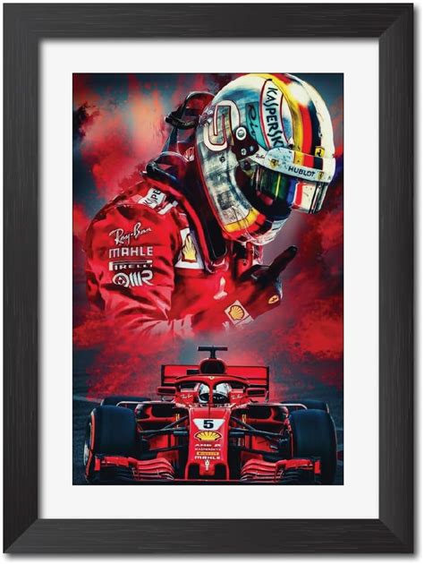 TenorArts Sebastian Vettel Formula One Racer Poster Laminated Posters ...