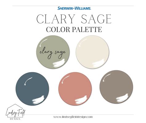 Clary sage paint color palette sherwin williams green paint color warm ...