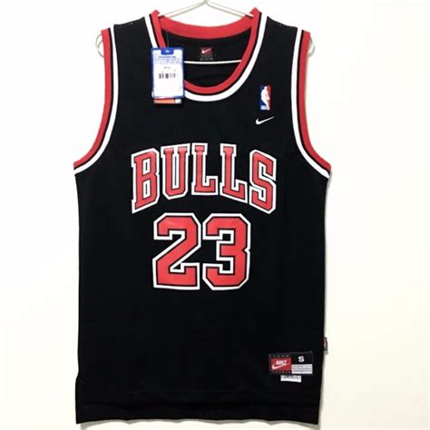 (S) Chicago Bulls #23 Michael Jordan Basketball NBA Jersey Black ...