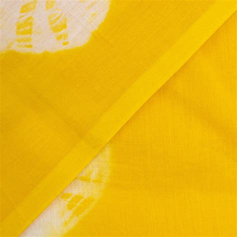 Get Handmade Yellow Tie And Dye Dresses Cotton Fabric Online – Dmaasa