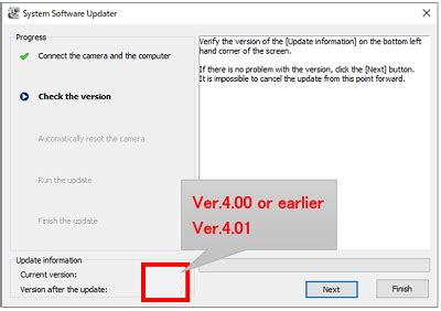 ILCE-7M3 Firmware Update Ver. 4.01 (Windows) | Sony IN