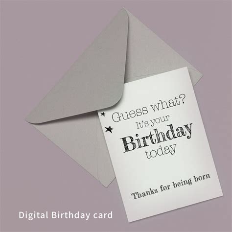 Guess What? It's Your Birthday | Birthday Card