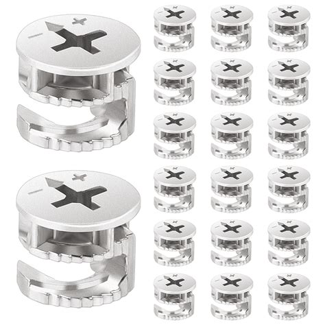 Buy Furniture Connecting Cam Lock Fittings, 20Pcs Zinc Alloy Cabinet ...