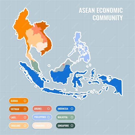 ASEAN Map 的图像结果