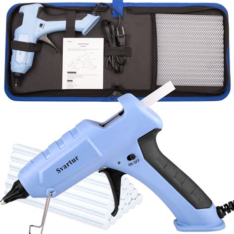 Amazon.com: Svartur Full Size Hot Glue Gun with Case, 20 Hot Glue ...