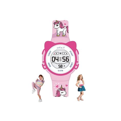 SPIKY Cat Ears Digital Sports Watch for Kids | Multifunctional with ...