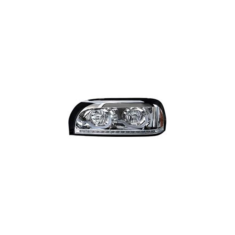 Buy Freightliner Century Chrome Headlight w/LED Turn Signal & Light Bar ...