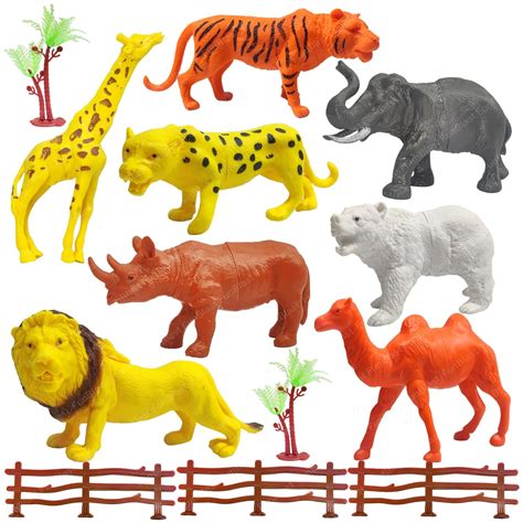 Buy FunBlast Realistic Wild Animal Figure Toy Set - Jungle Animals ...