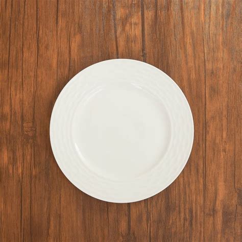 Buy Brook Solid Dinner Plates - Ceramic - Serving Plate 20.2 cm x 2 cm ...