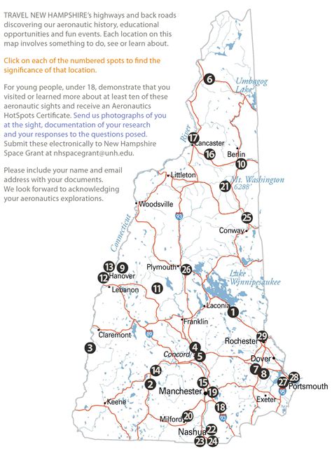 Map Of New Hampshire Airports