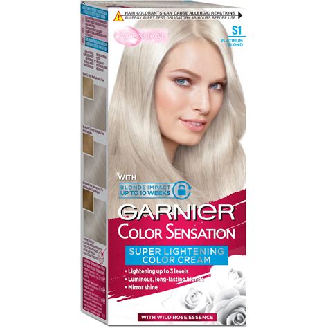 Перманентна боя за коса с амоняк Garnier Color Sensation S1 Platinum ...