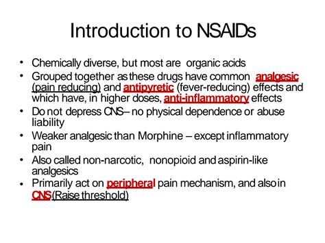 SOLUTION: Non steroidal anti inflammatory drugs and antipyretic ...