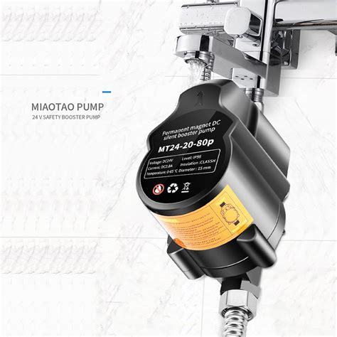 Water Pressure Booster Pump 20L/min 80pa Water Pressurizing Pumps for ...