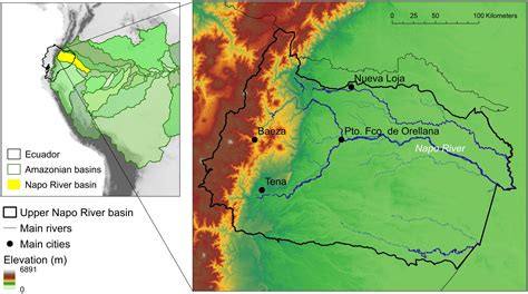 Amazon River Basin Map