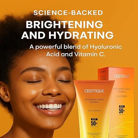 Celestique 1% Hyaluronic & Vitamin C Sunscreen SPF 50+ 50 ml – Nivve ...