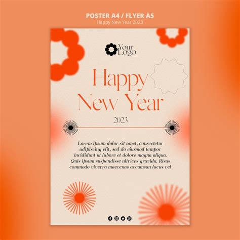 Happy new year template Images - Free Download on Freepik