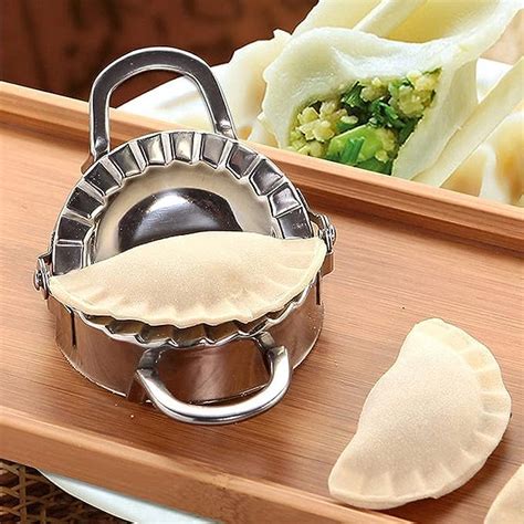 Buy Kruptl Stainless Steel Dumpling Maker Dough Press Mold Wrapper ...