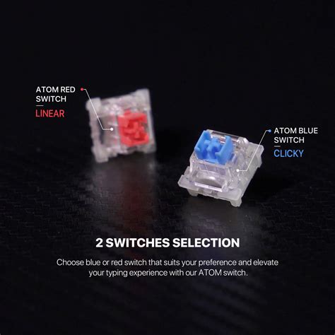 FANTECH ATOM63 MK874V2 – MIZU SERIES SKY BLUE ميكانيكال جيمنج كيبورد ...