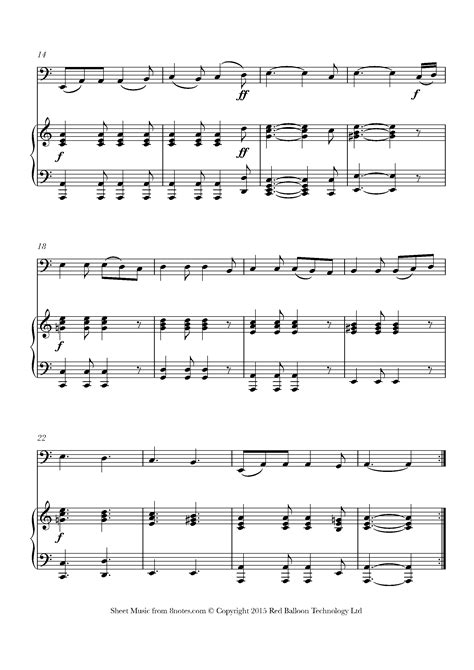 When Johnny Comes Marching Home Sheet music for Tuba - 8notes.com