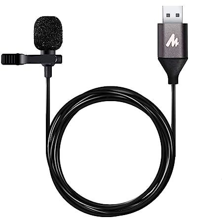 MAONO AU-400 Lavalier Auxiliary Omnidirectional Microphone (Black ...